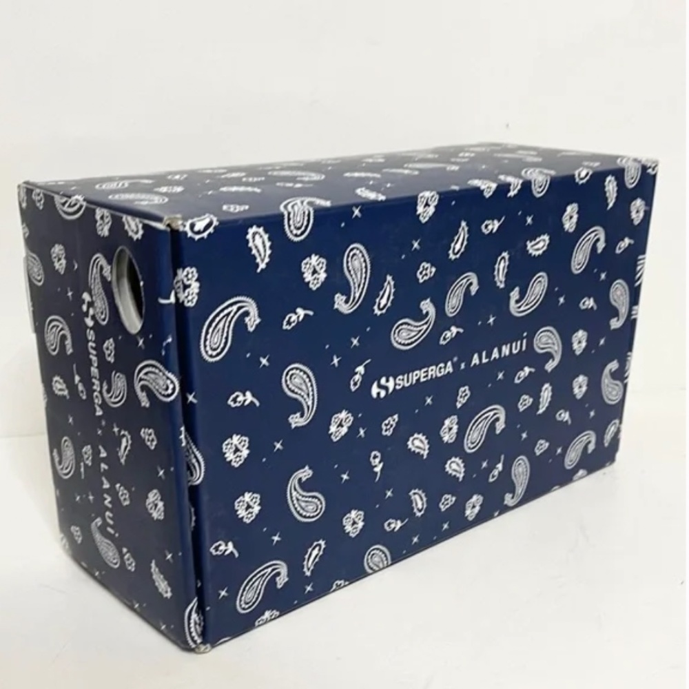 ✨Superga x Alanui✨ Blue Paisley Bandana Shoe Box
